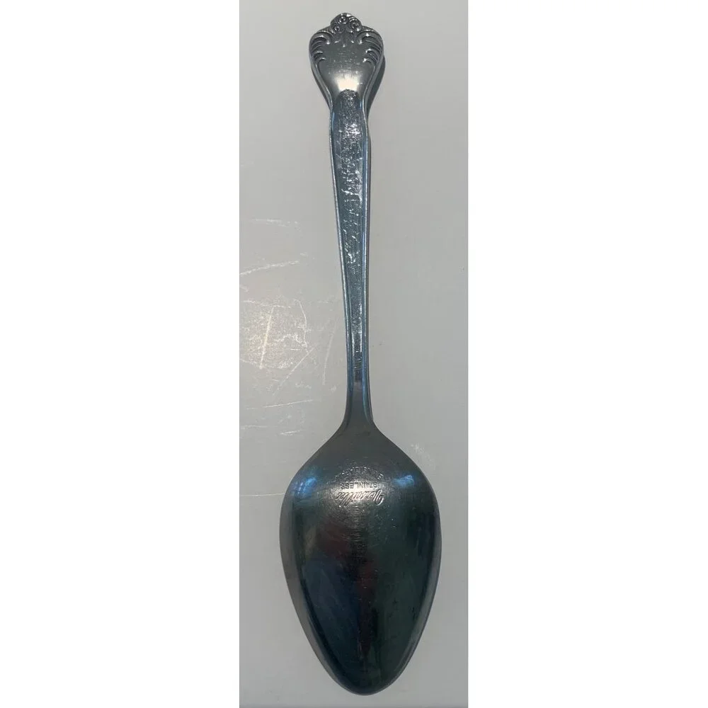 Vintage Versailles MSI Japan Stainless Soup Spoon Flatware 1 piece 7 1/2